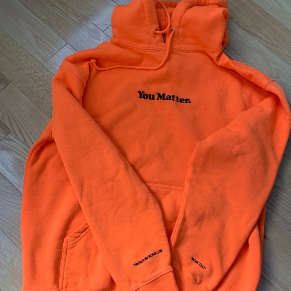 YOU MATTER HOODIE (Orange) - Picture 1 of 5
